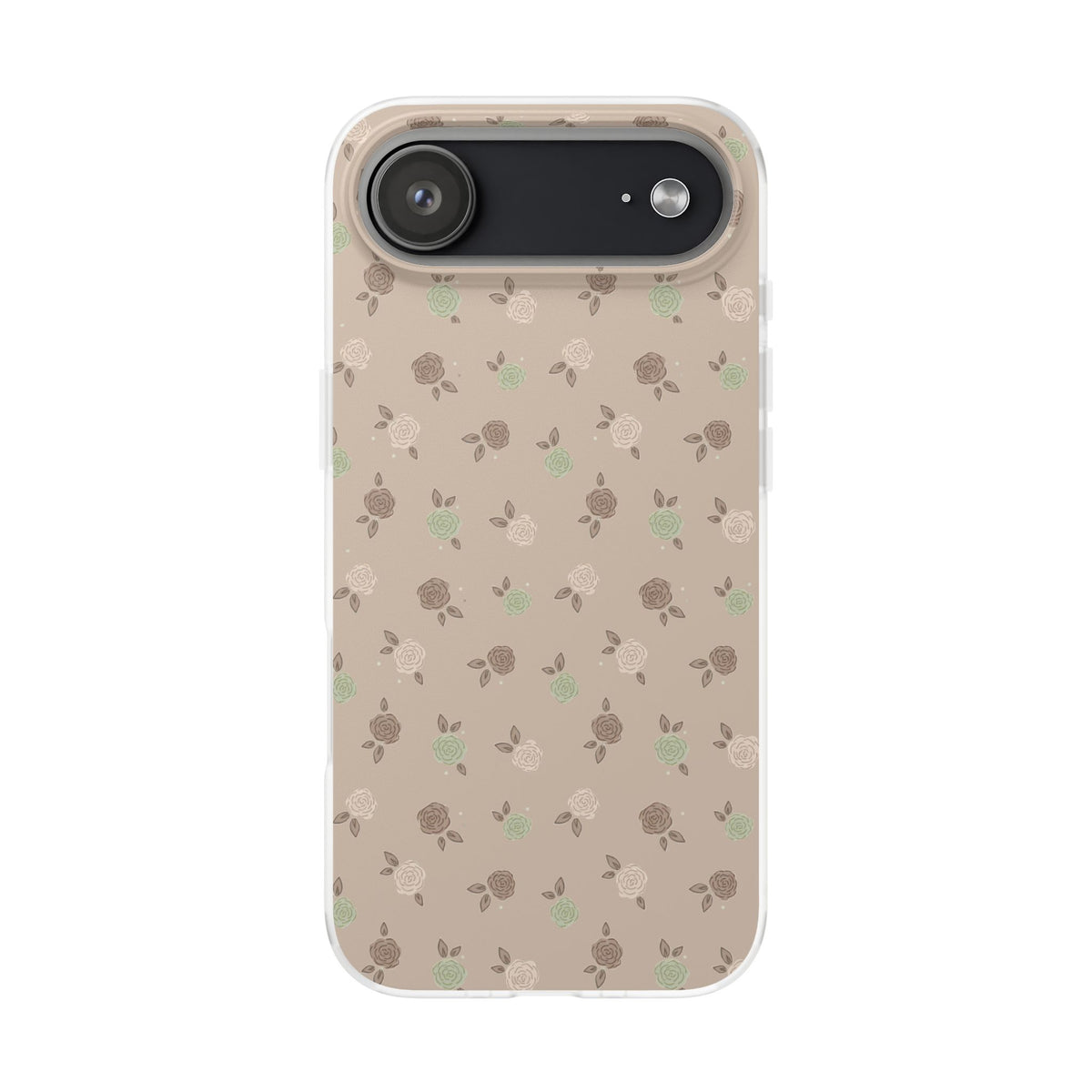 Brown Floral boho-Flexi Cases