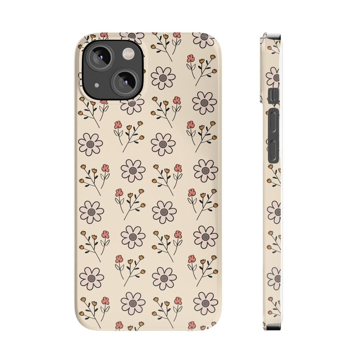 Boho floral -Slim Phone Cases