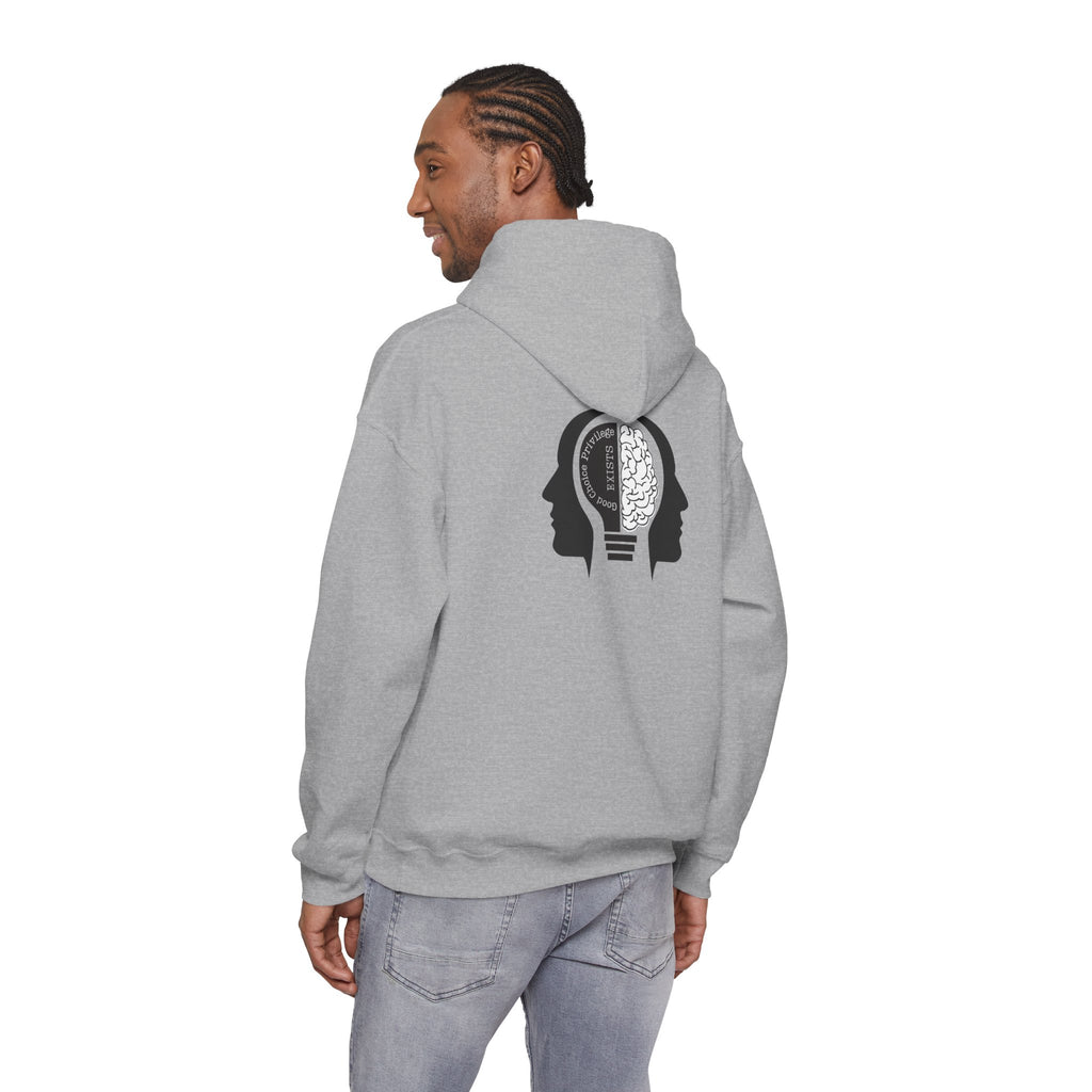 "Good Choice Privilege Exists" — Use your brain Graphic Hooded Sweatshirt