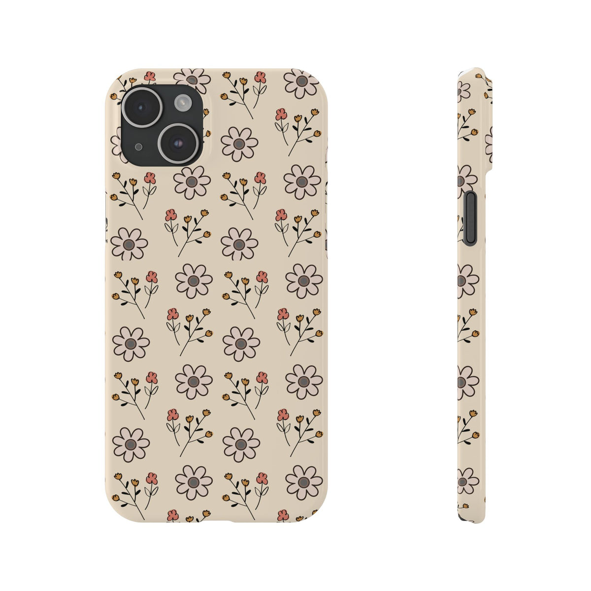 Boho floral -Slim Phone Cases