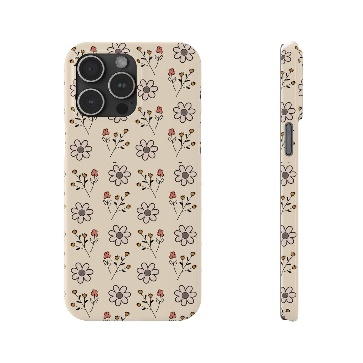 Boho floral -Slim Phone Cases