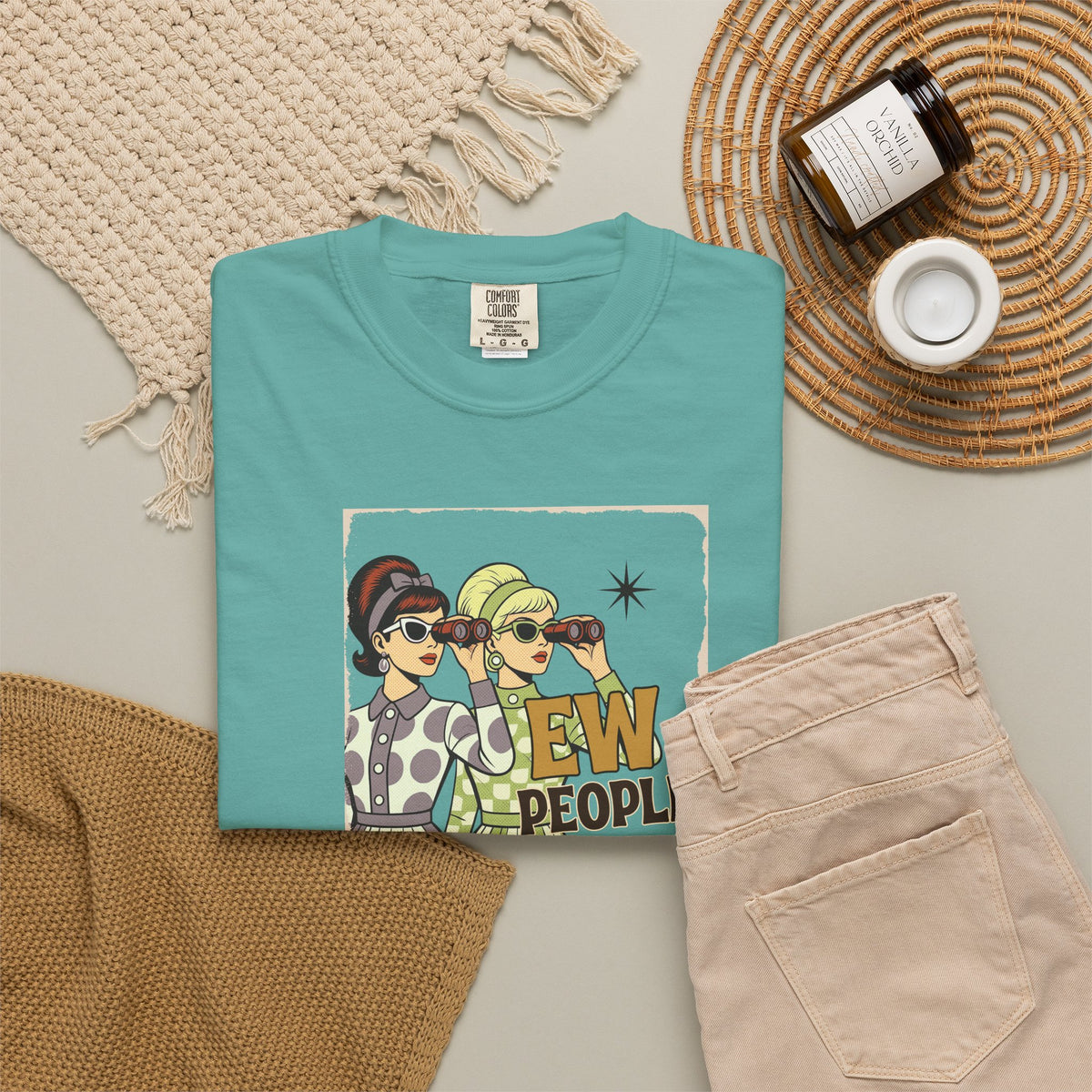 "Ew People" Retro Graphic T-Shirt