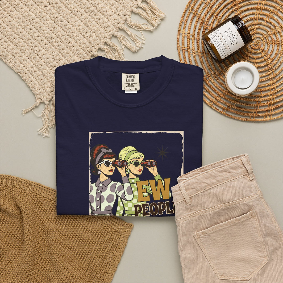"Ew People" Retro Graphic T-Shirt