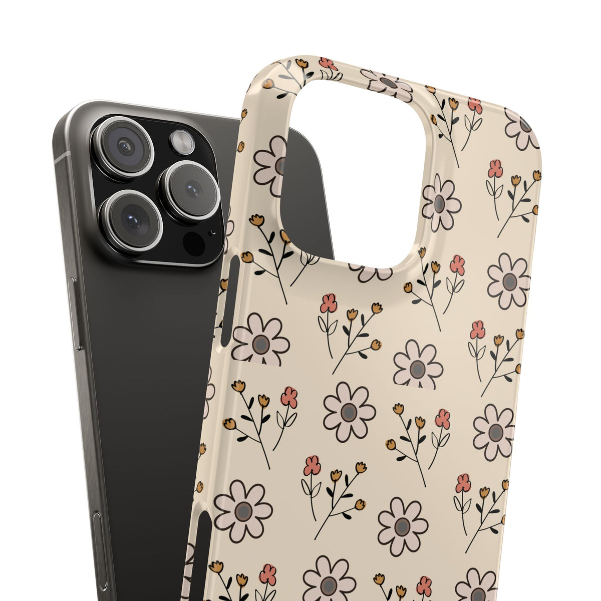 Boho floral -Slim Phone Cases