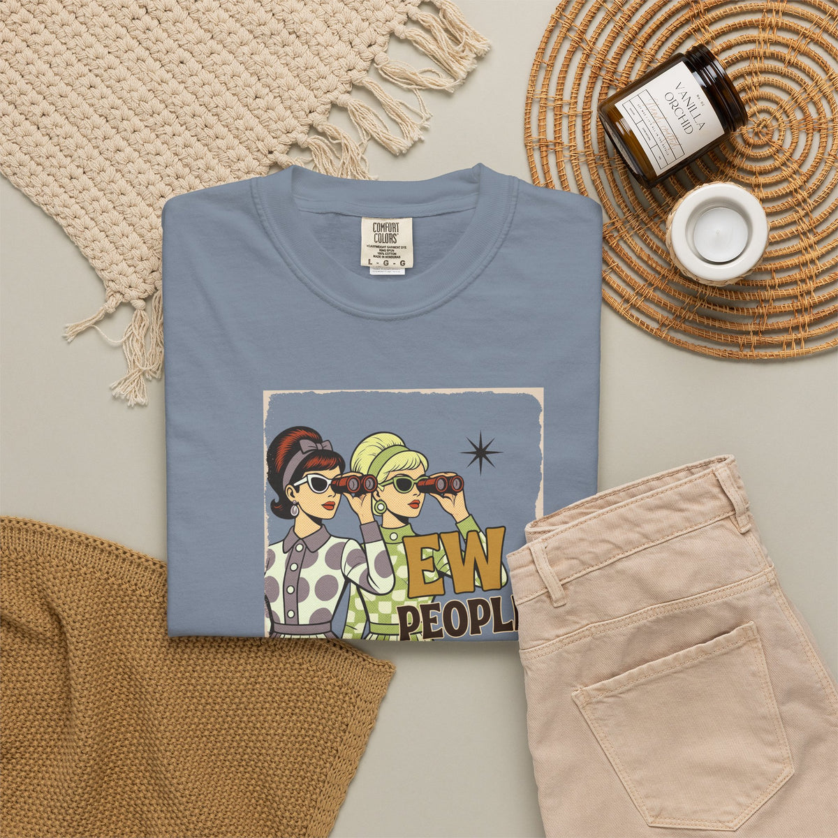 "Ew People" Retro Graphic T-Shirt