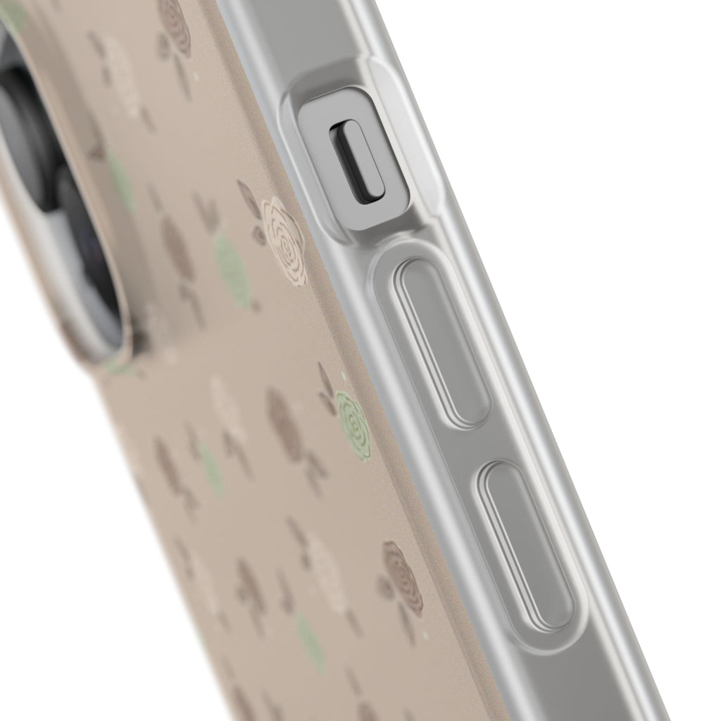Brown Floral boho-Flexi Cases