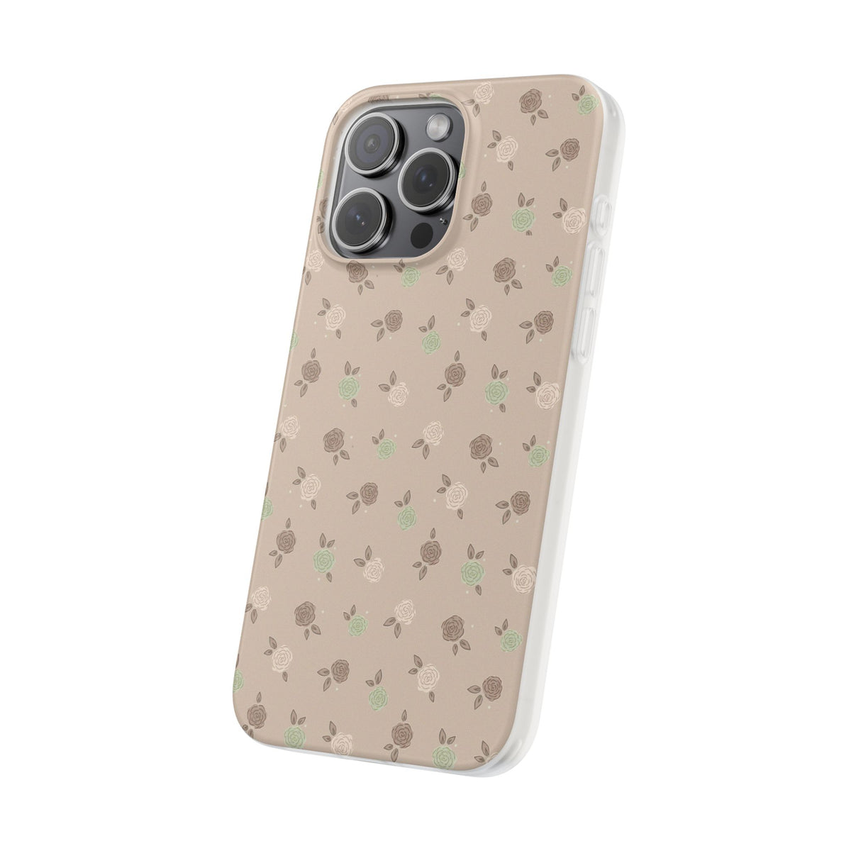 Brown Floral boho-Flexi Cases