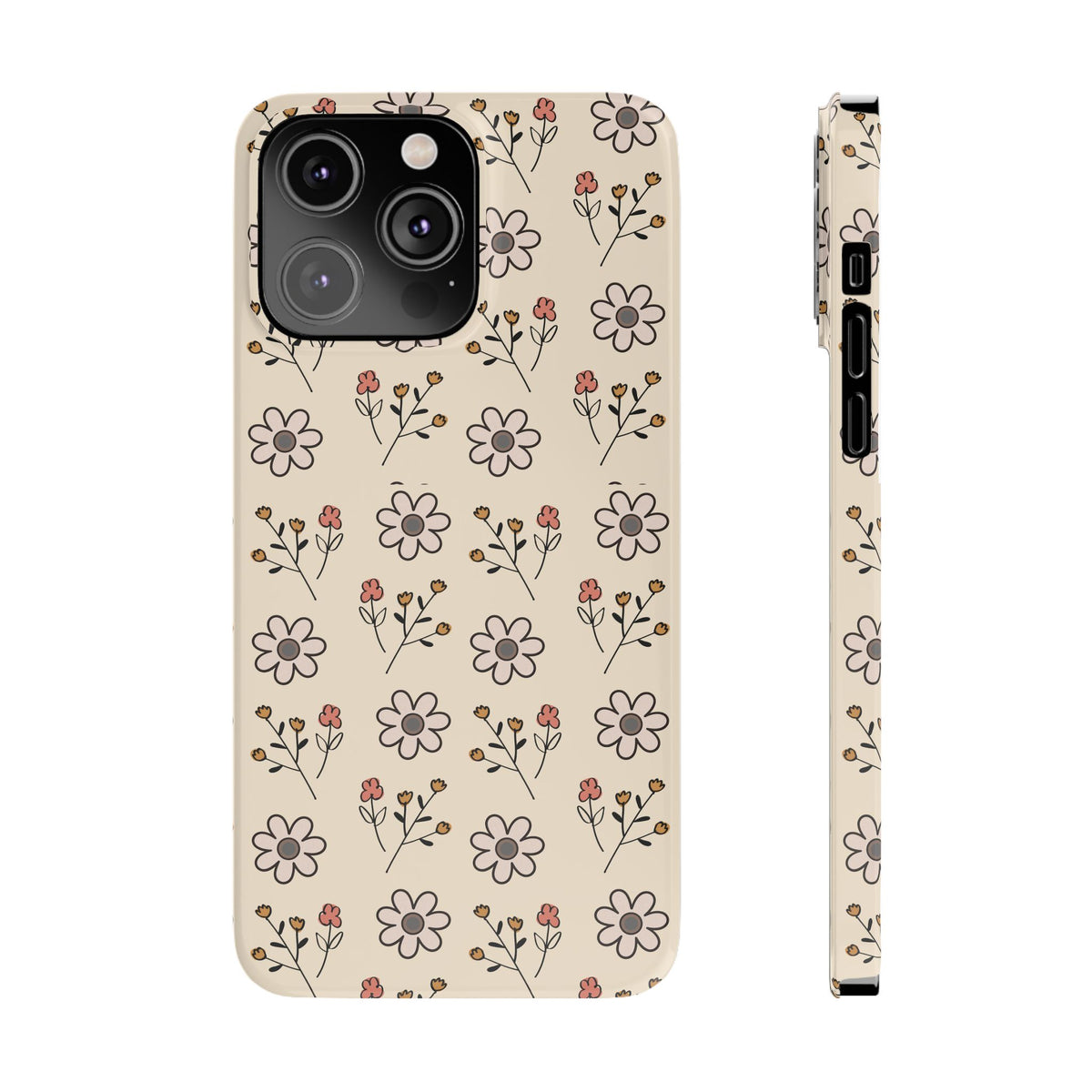 Boho floral -Slim Phone Cases