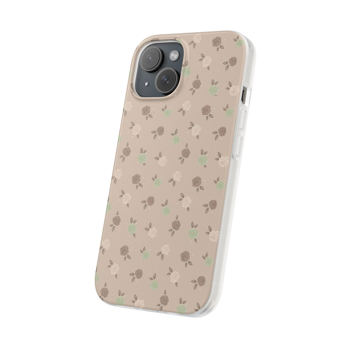 Brown Floral boho-Flexi Cases