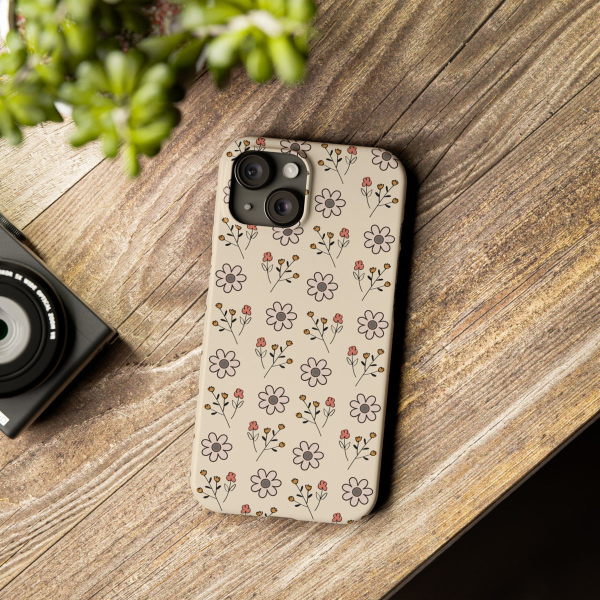 Boho floral -Slim Phone Cases