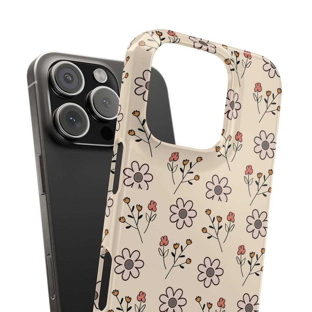 Boho floral -Slim Phone Cases