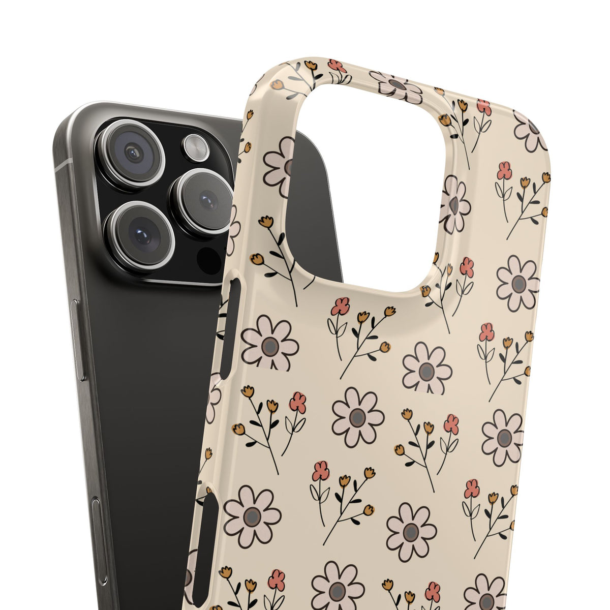 Boho floral -Slim Phone Cases