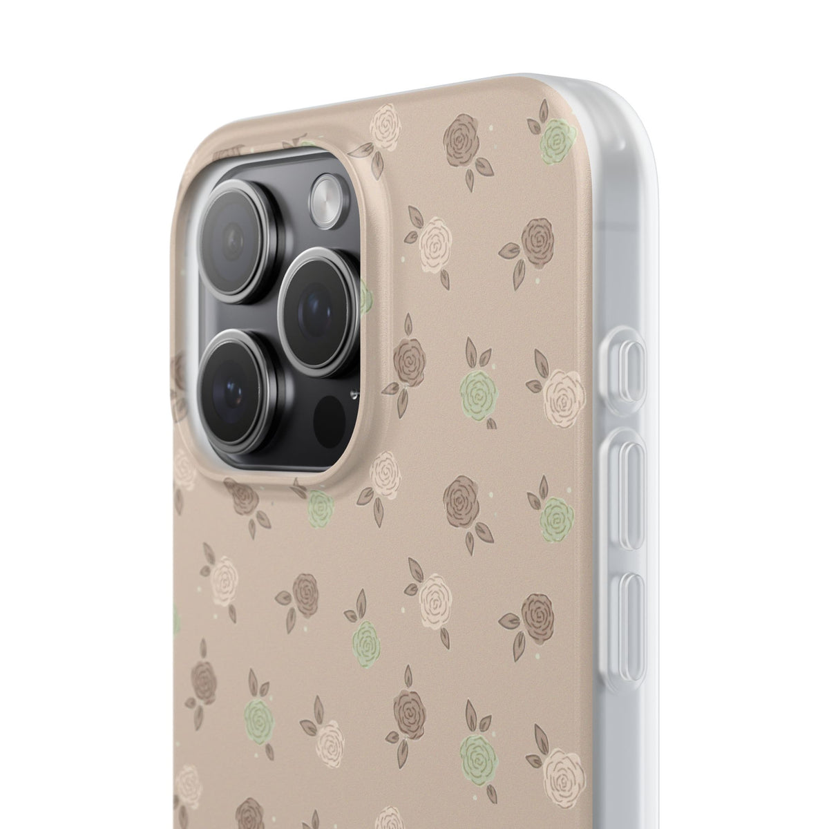 Brown Floral boho-Flexi Cases