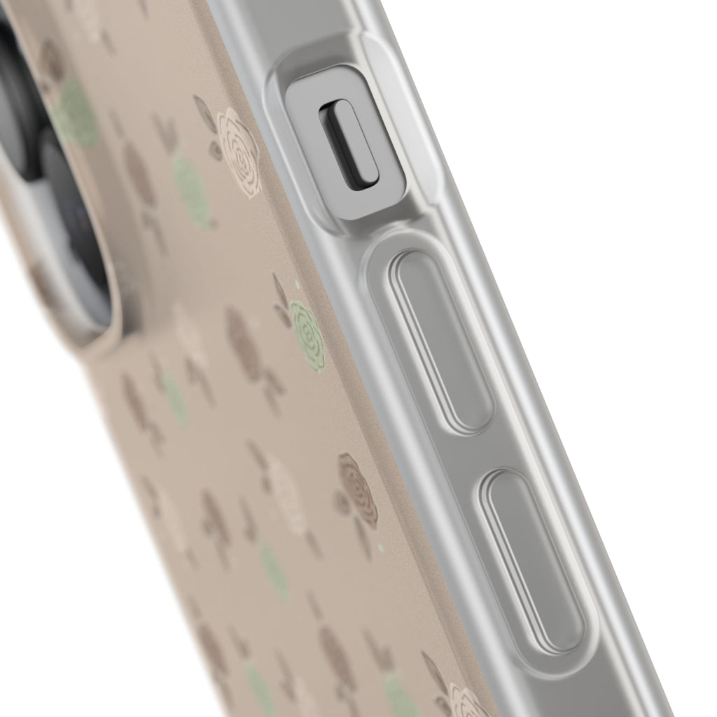 Brown Floral boho-Flexi Cases