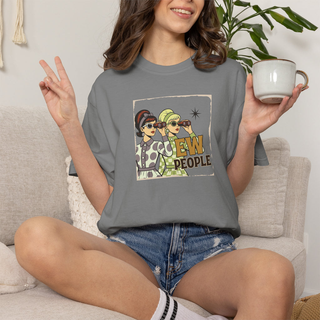 "Ew People" Retro Graphic T-Shirt