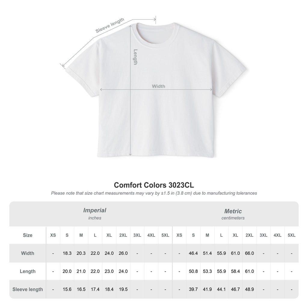 "Bloom where you are planted" Women's Boxy Tee
