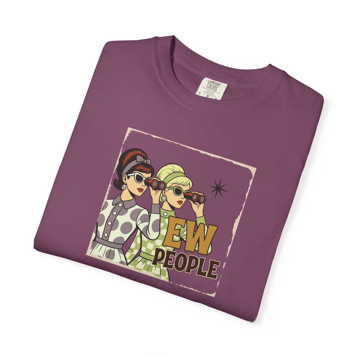 "Ew People" Retro Graphic T-Shirt