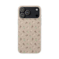 Brown Floral boho-Flexi Cases