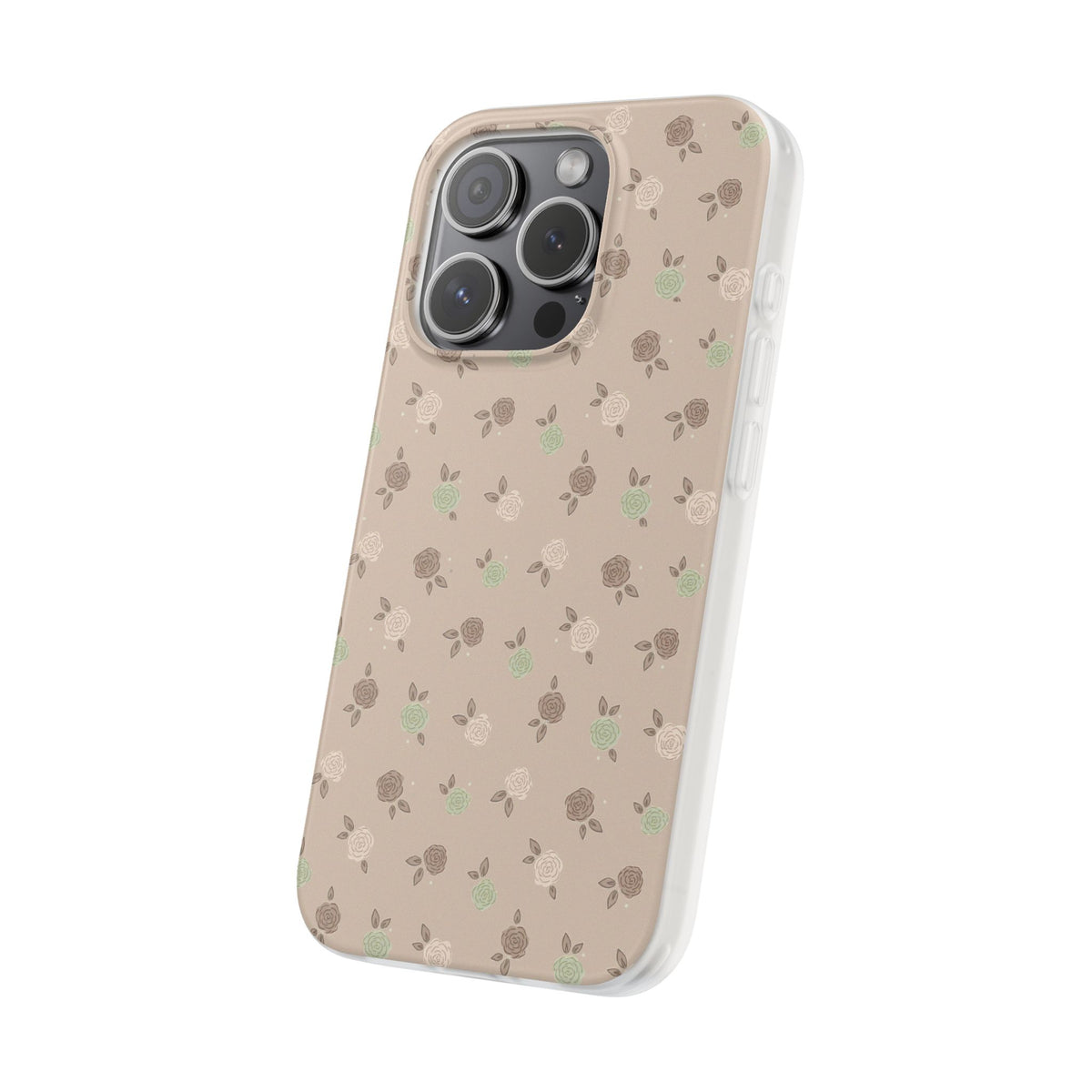 Brown Floral boho-Flexi Cases
