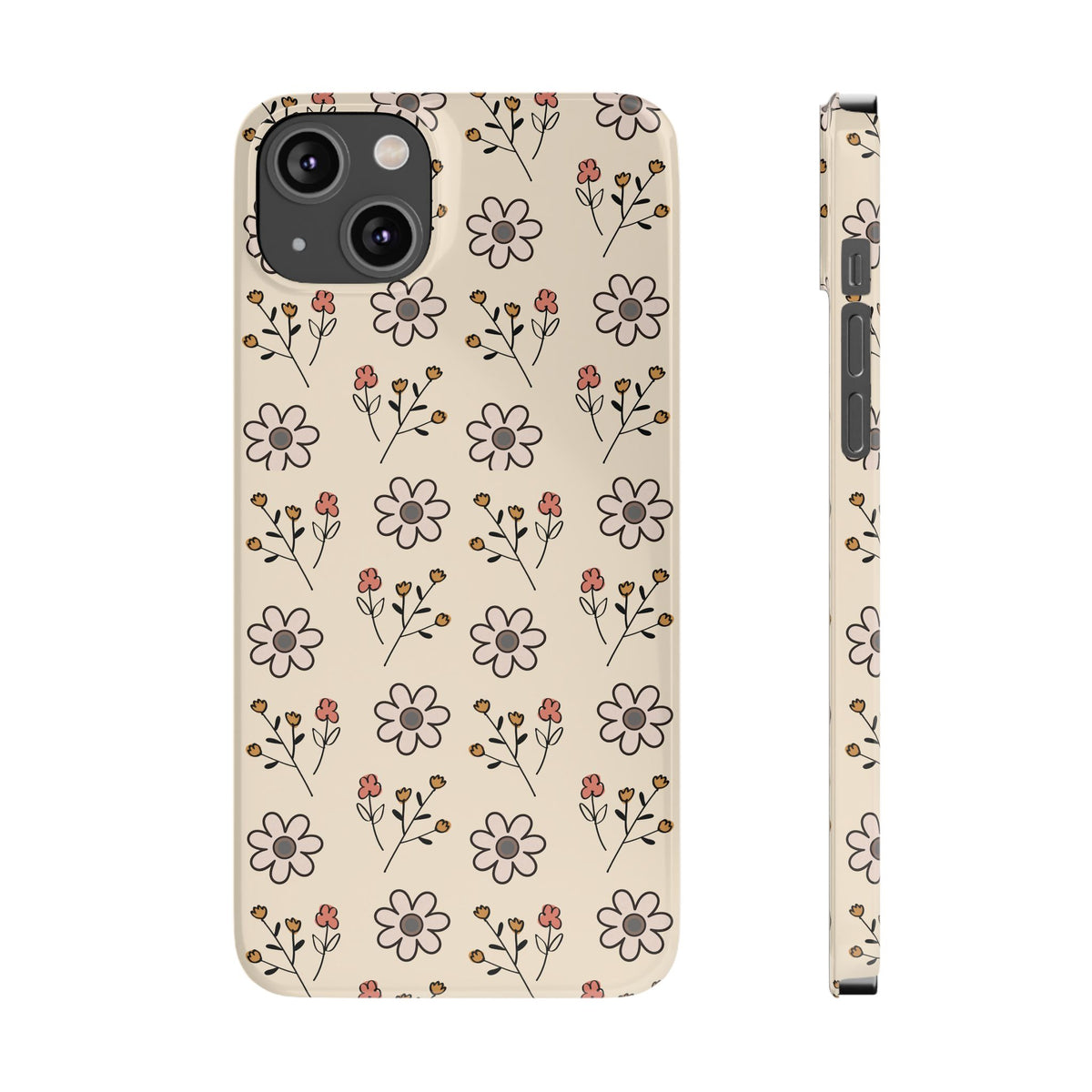 Boho floral -Slim Phone Cases