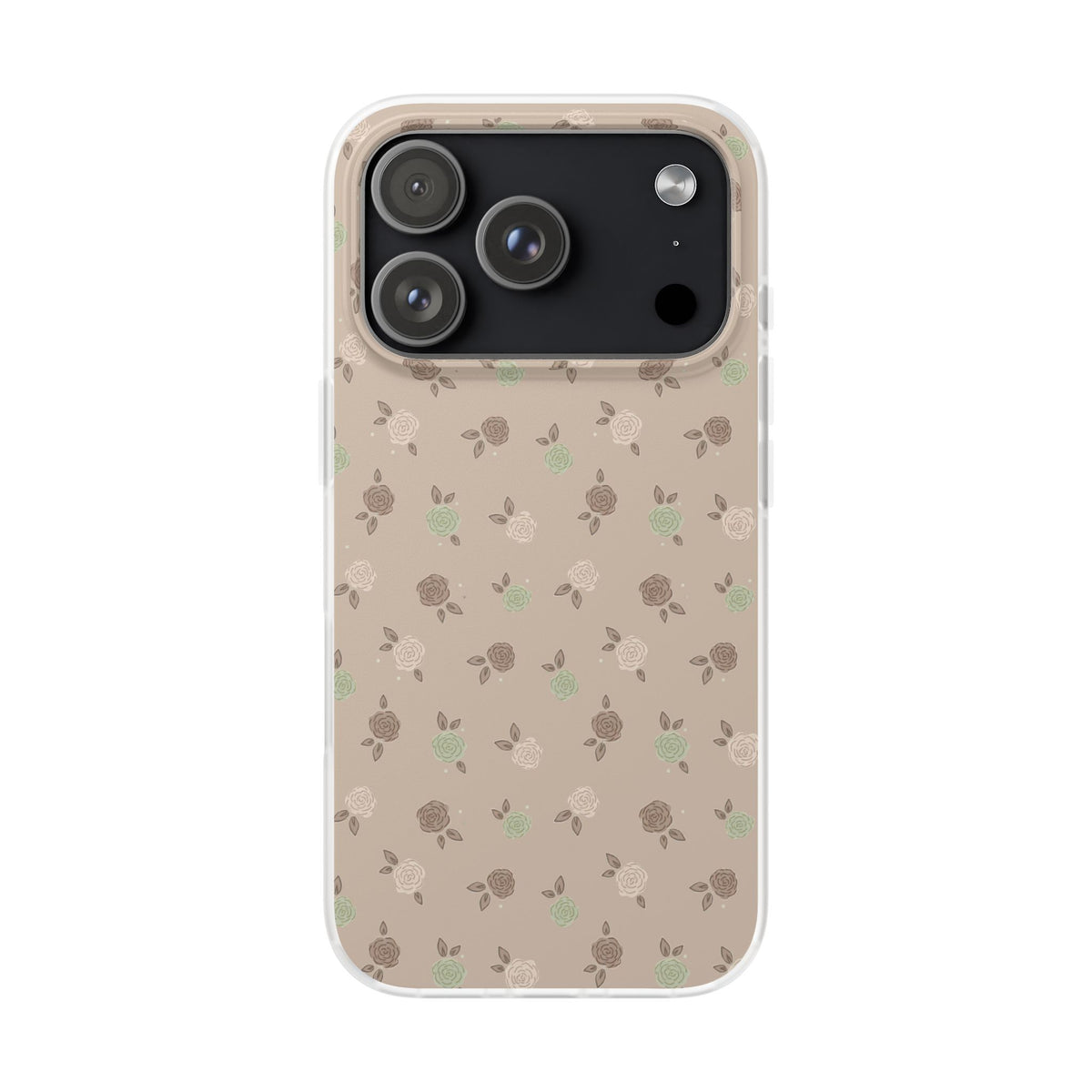 Brown Floral boho-Flexi Cases