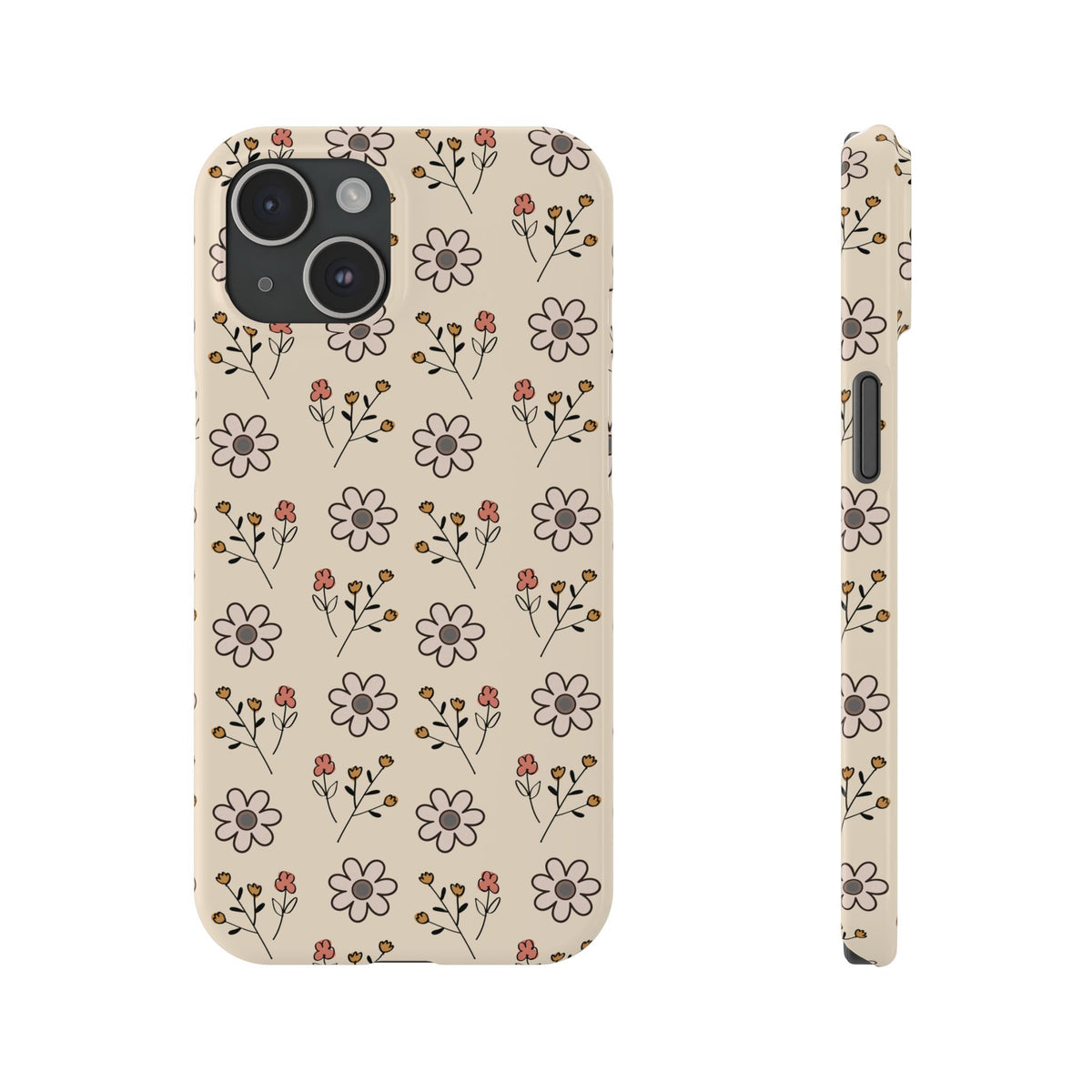 Boho floral -Slim Phone Cases