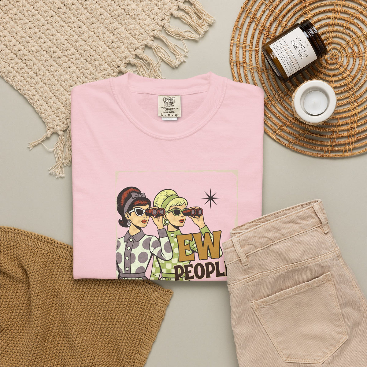 "Ew People" Retro Graphic T-Shirt