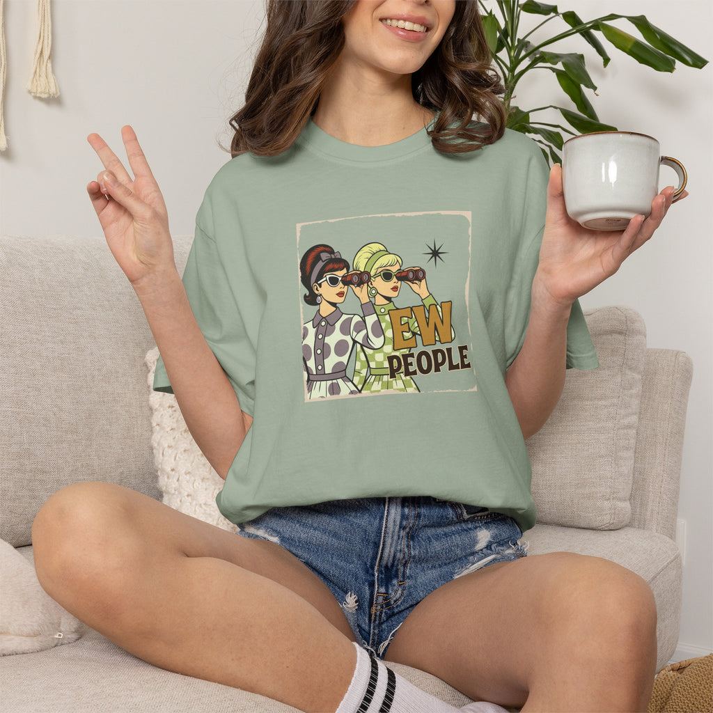 "Ew People" Retro Graphic T-Shirt