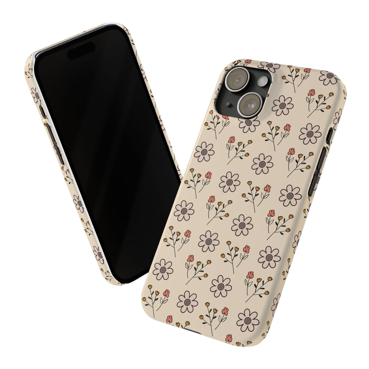 Boho floral -Slim Phone Cases