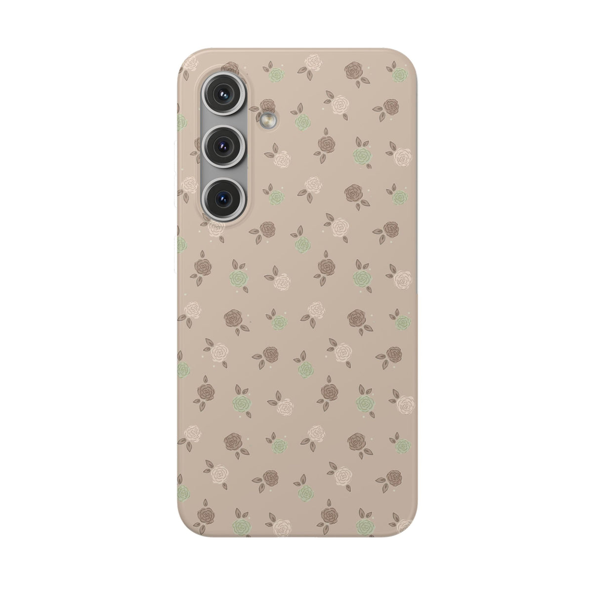 Brown Floral boho-Flexi Cases