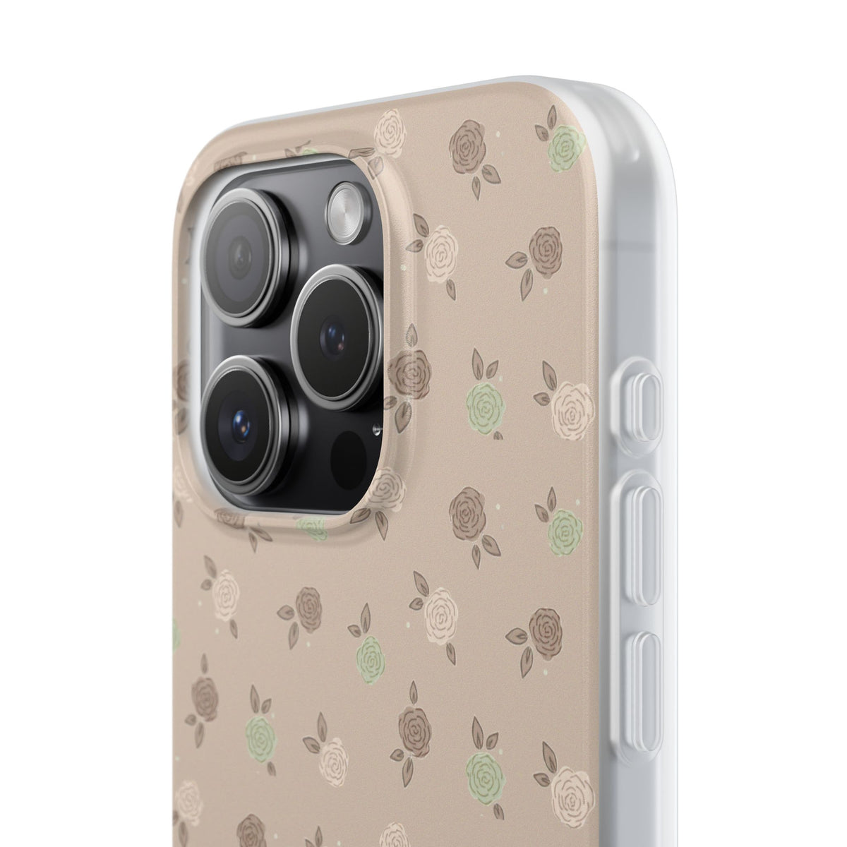 Brown Floral boho-Flexi Cases
