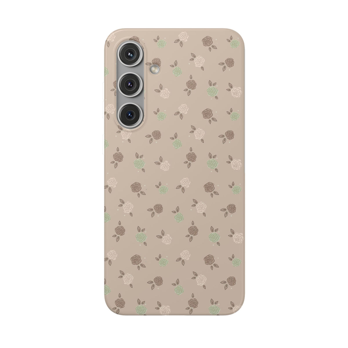 Brown Floral boho-Flexi Cases