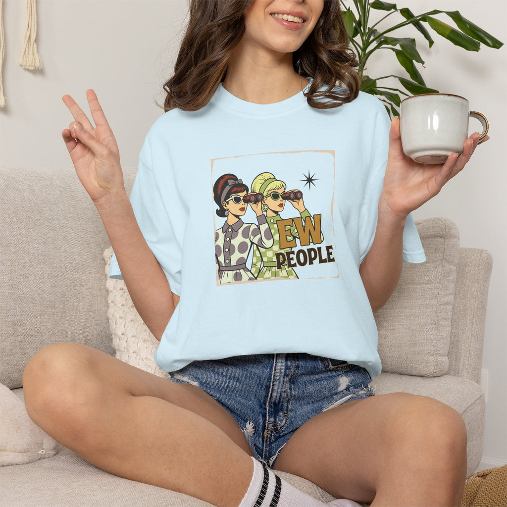 "Ew People" Retro Graphic T-Shirt