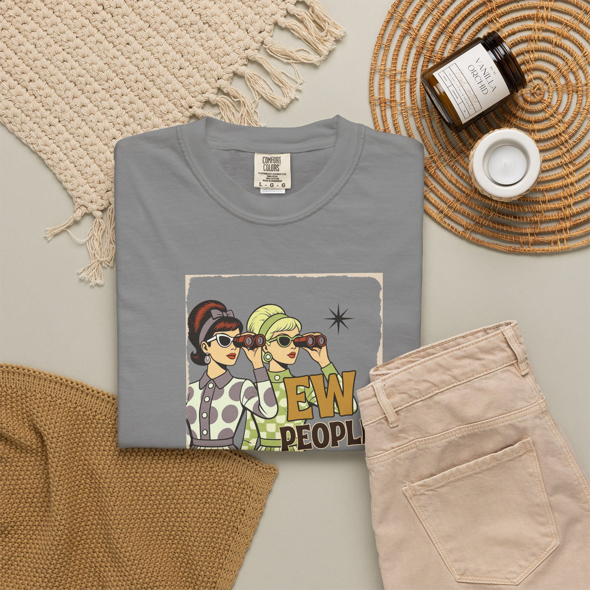 "Ew People" Retro Graphic T-Shirt