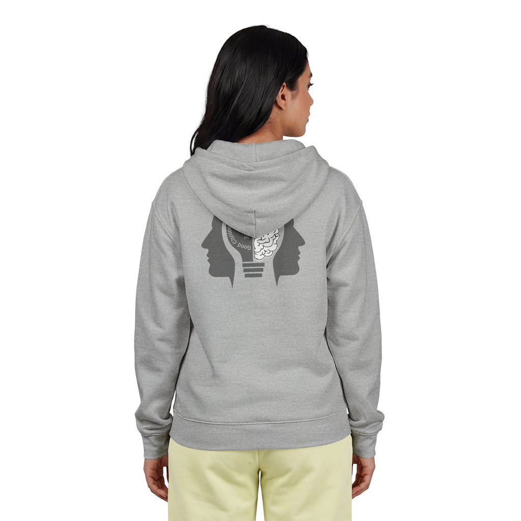 "Good Choice Privilege Exists" — Use your brain Graphic Hooded zip Sweatshirt