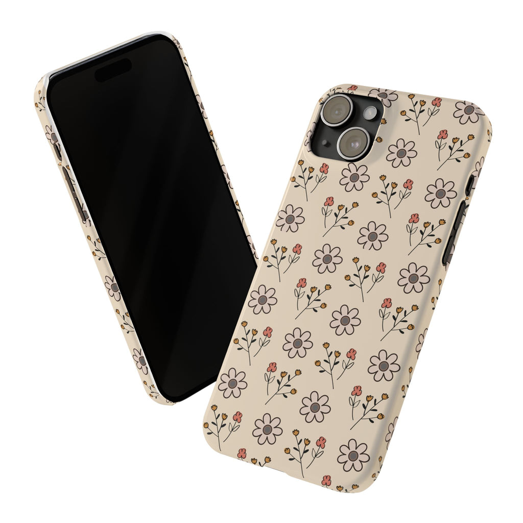 Boho floral -Slim Phone Cases