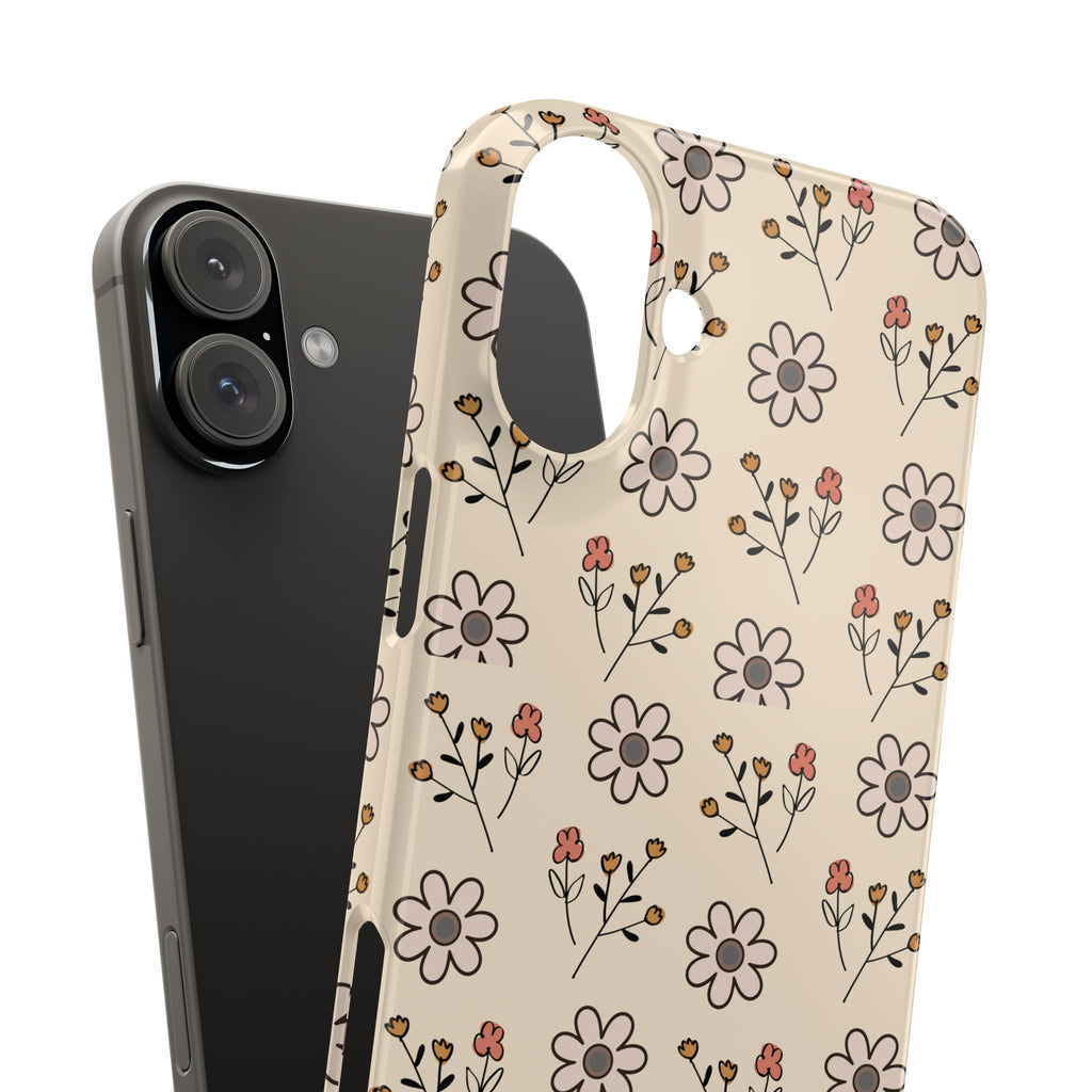 Boho floral -Slim Phone Cases