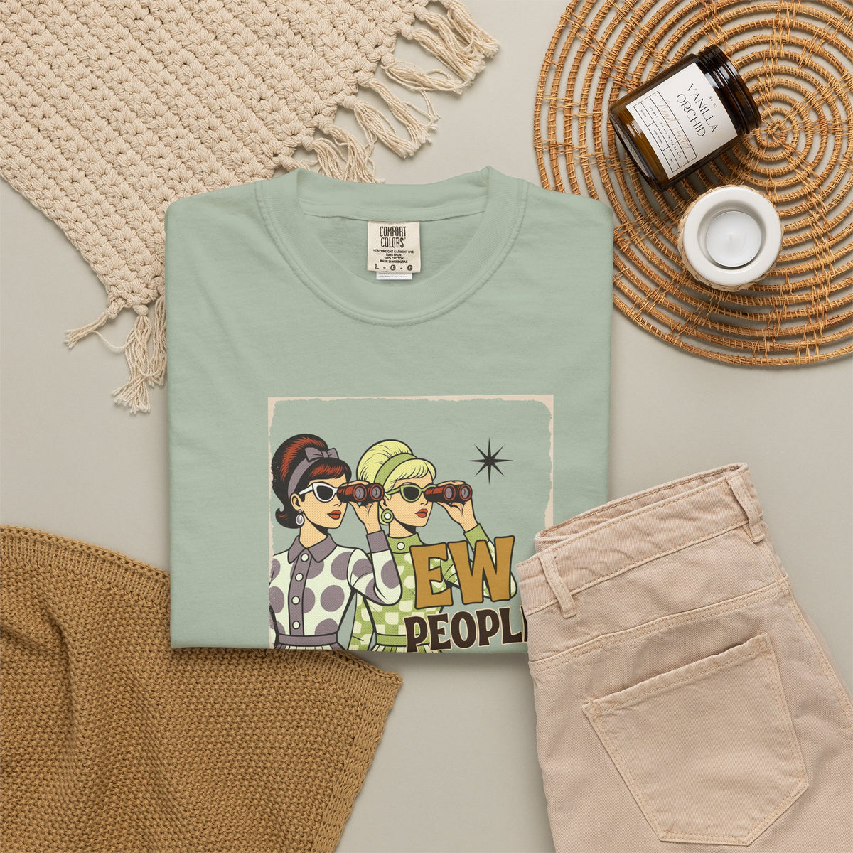 "Ew People" Retro Graphic T-Shirt