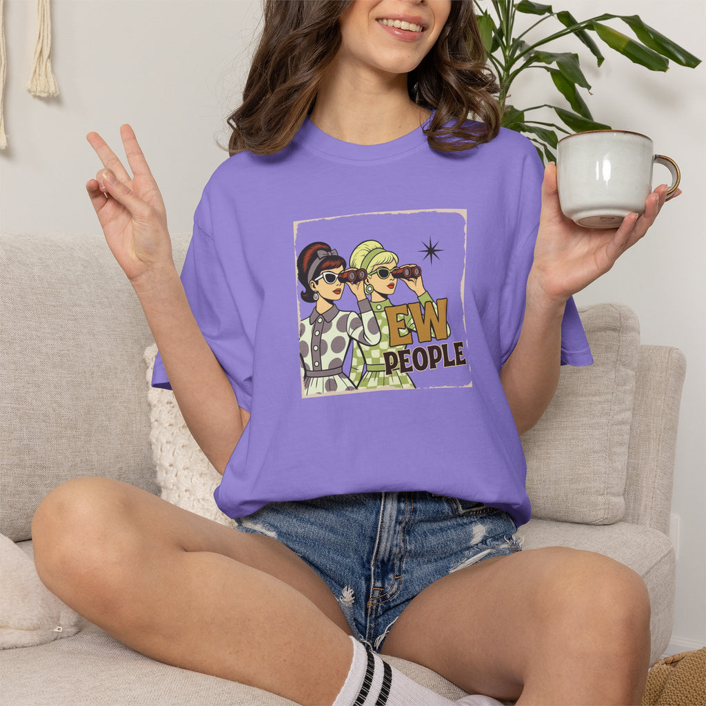 "Ew People" Retro Graphic T-Shirt