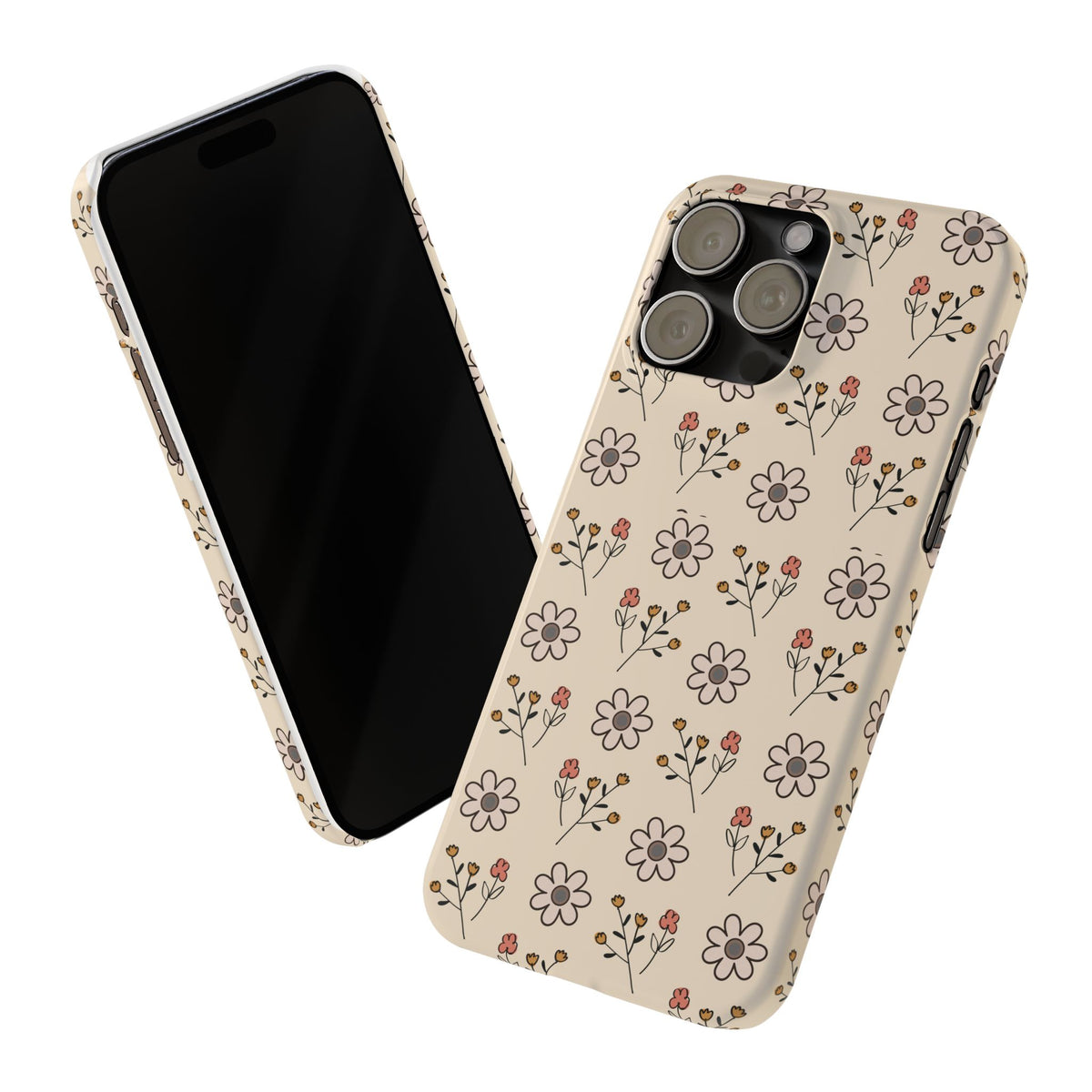 Boho floral -Slim Phone Cases