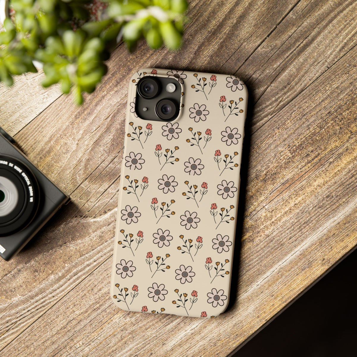 Boho floral -Slim Phone Cases