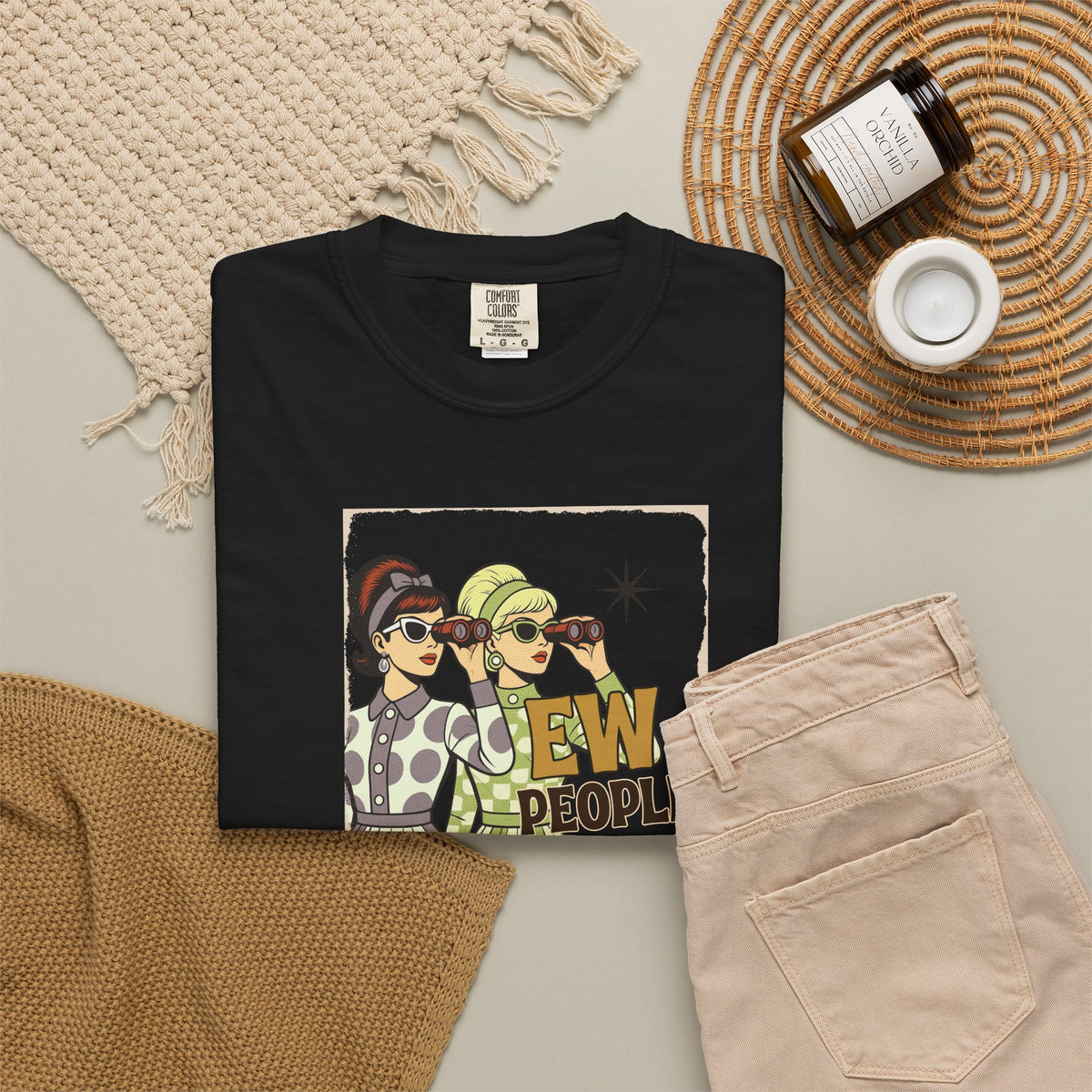 "Ew People" Retro Graphic T-Shirt