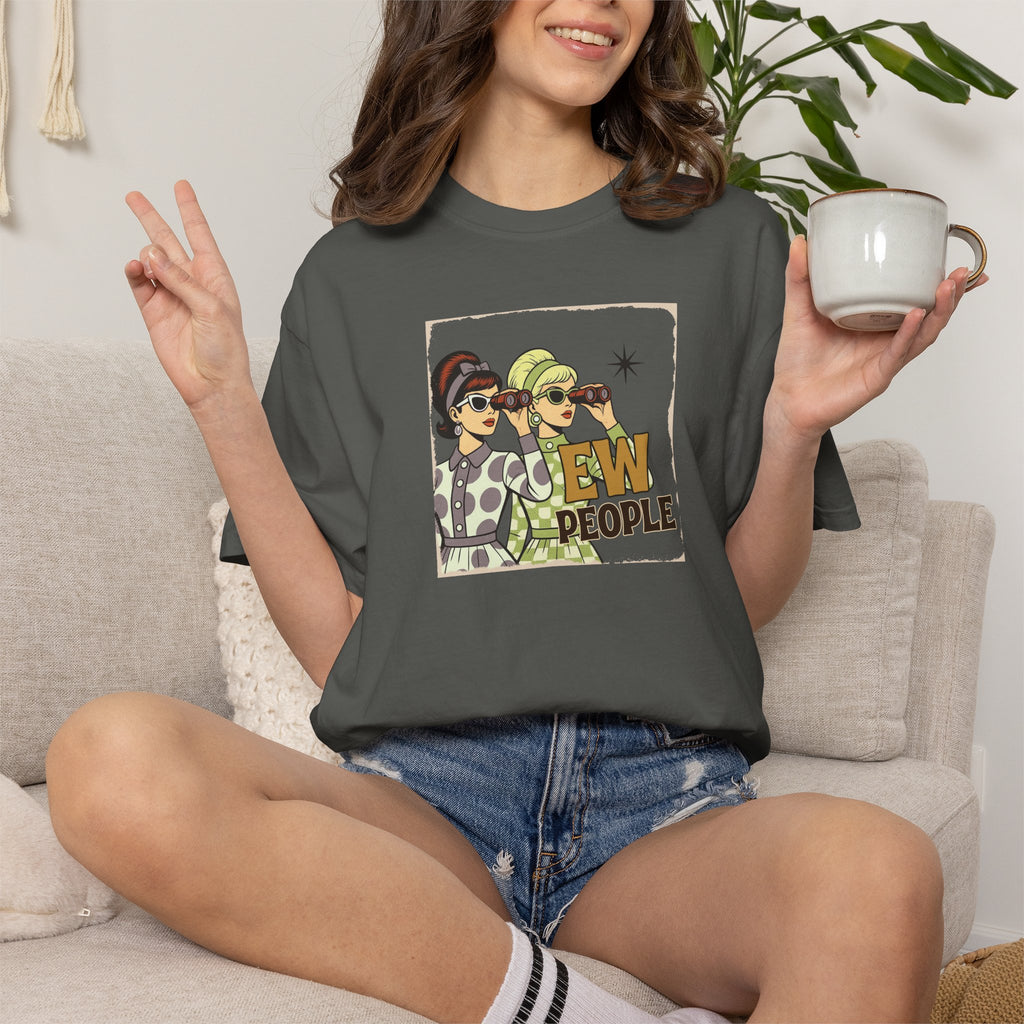 "Ew People" Retro Graphic T-Shirt